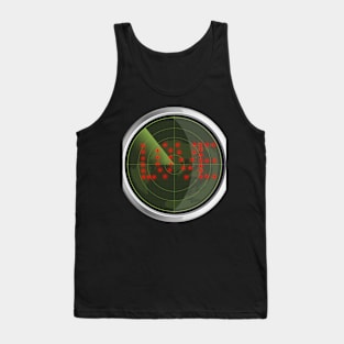 Funny love radar Tank Top